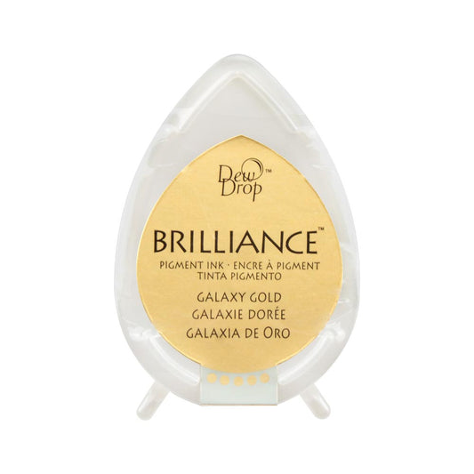 Tsukineko Brilliance Dew Drop Ink Pad - Galaxy Gold