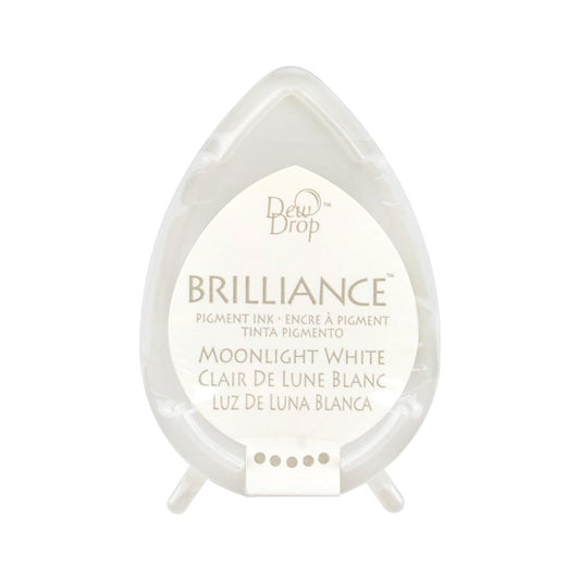Tsukineko Brilliance Dew Drop Ink Pad - Moonlight White