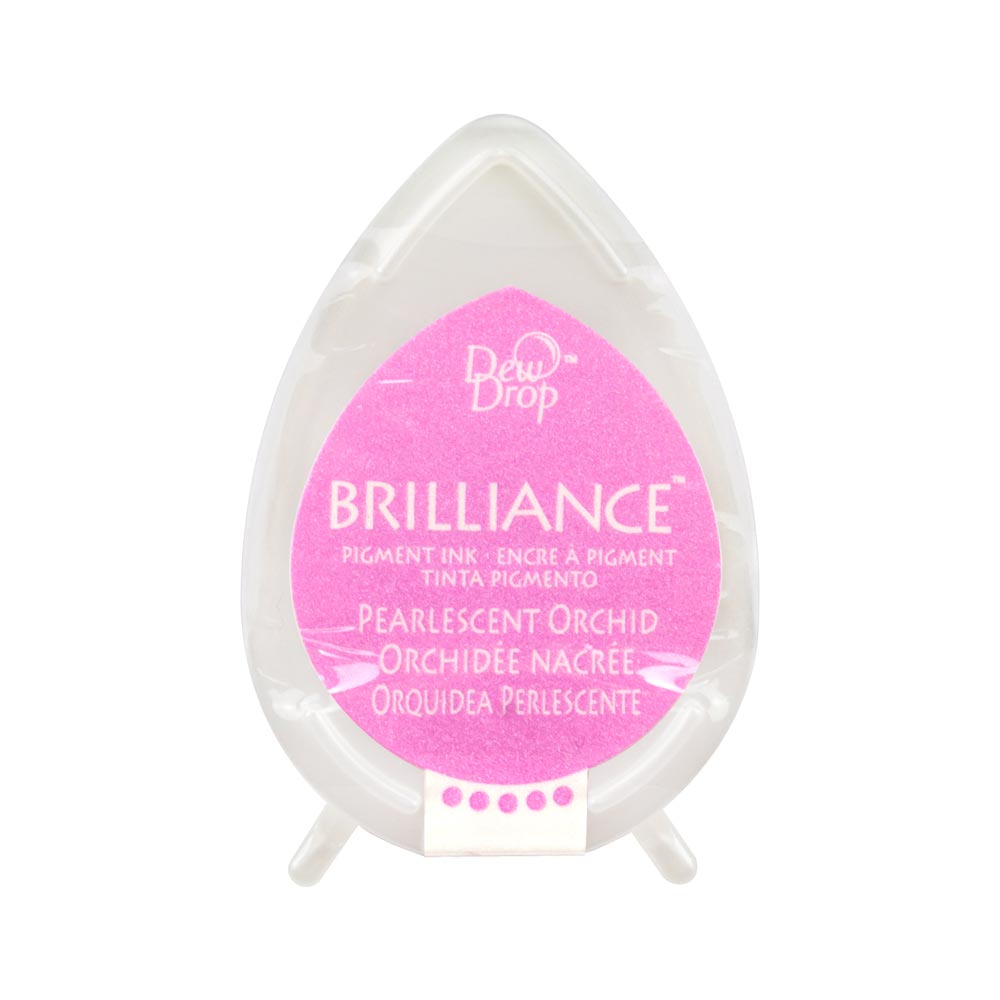 Tsukineko Brilliance Dew Drop Ink Pad - Pearlescent Orchid