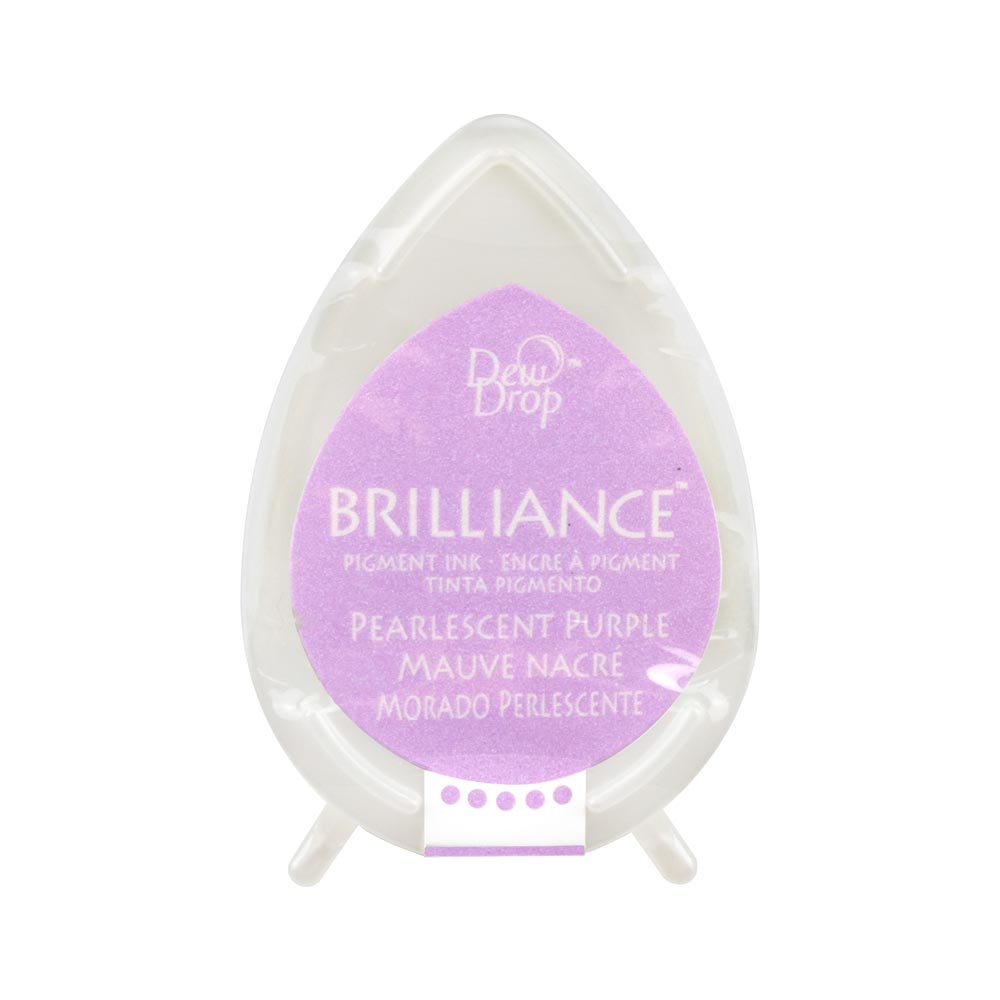 Tsukineko Brilliance Dew Drop Ink Pad - Pearlescent Purple