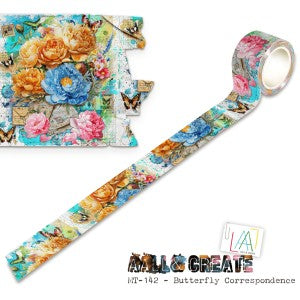 AALL & Create Butterfly Correspondence Washi Tape (MT-142)