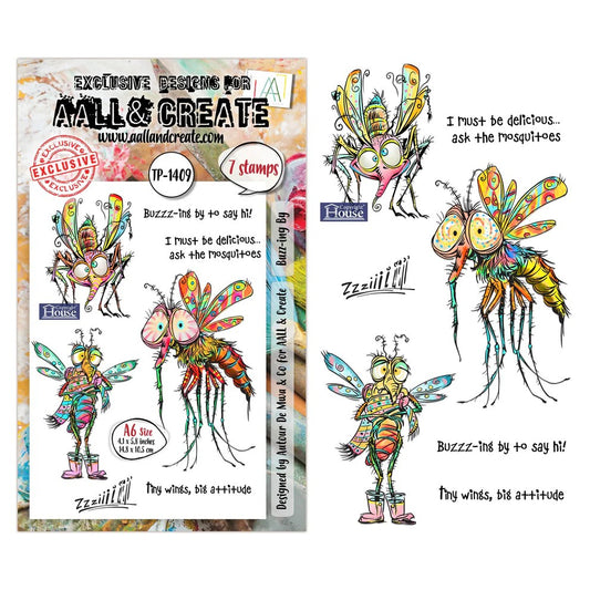 AALL & Create Buzz-ing By TP-1409 Stamp Set