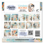 3 Quarter Designs Cerulean Score 8"x8" Paper Pack