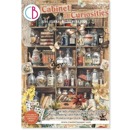 Ciao Bella Cabinet of Curiosities Ephemera Book & Junk Journal