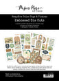 Paper Rose Campfire Tales 6"x8" Tags & Tickets Embossed Die Cuts