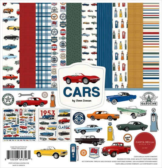 Carta Bella Cars 12"x12" Paper Collection Pack