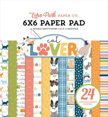 Echo Park Cat Lover 6"x6" Paper Pad