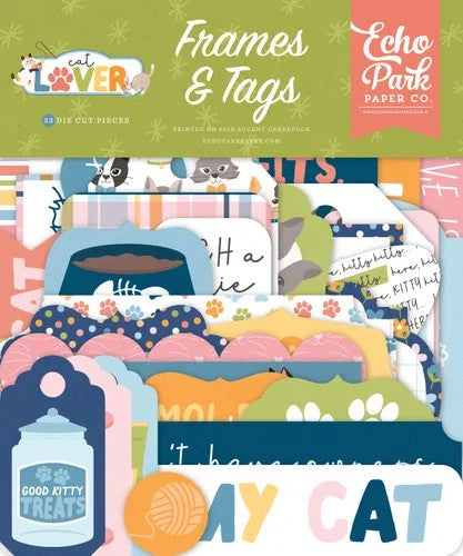 Echo Park Cat Lover Frames & Tags
