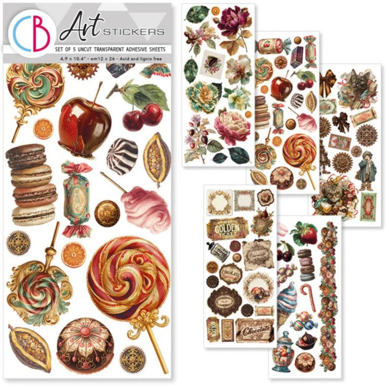 Ciao Bella Chocolate Wanderlust Art Stickers