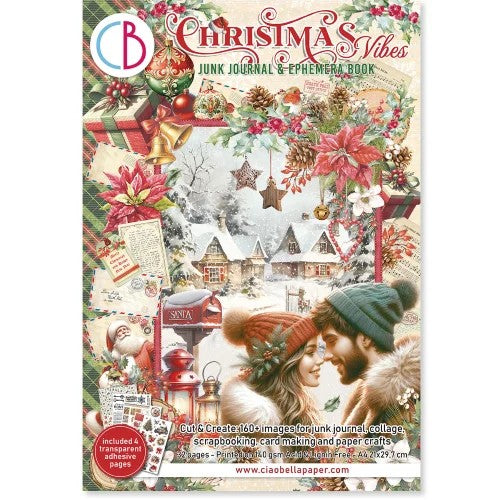 Ciao Bella Christmas Vibes Junk Journal & Ephemera Book