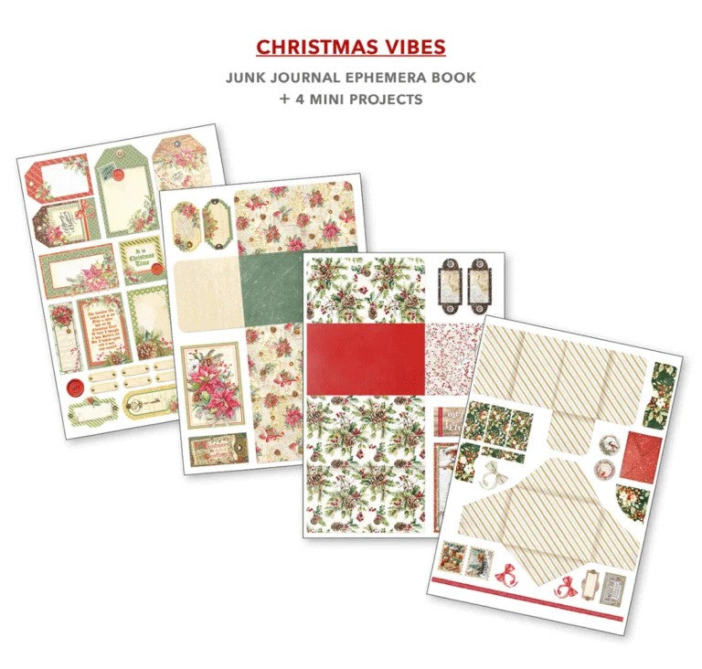 Ciao Bella Christmas Vibes Junk Journal & Ephemera Book
