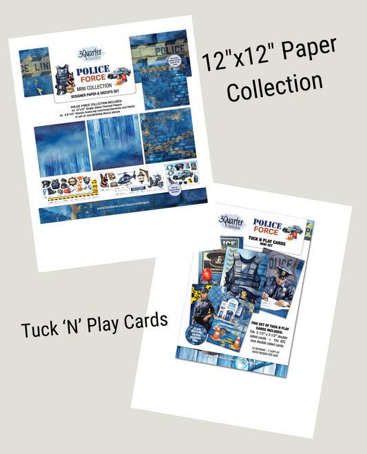 3 Quarter Designs Police Force Mini Collection Pack