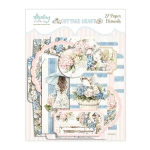 Mintay Cottage Hearts Paper Elements Pack (27/pk)