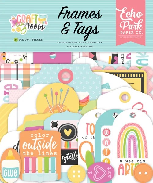 Echo Park Craft Room Frames & Tags
