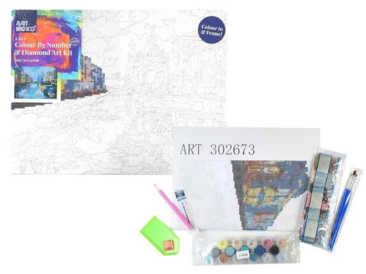 Diamond Dot Paint by Numbers - Canal