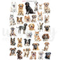 Uniquely Creative Dogs Cut Apart Sheet