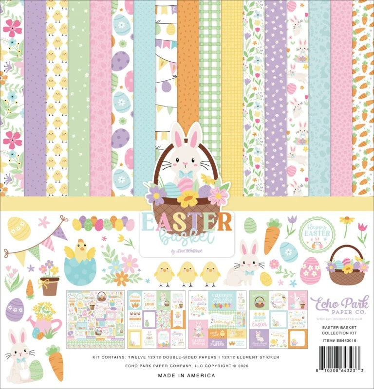 Echo Park Easter Basket 12"X12" Paper Collection Pack