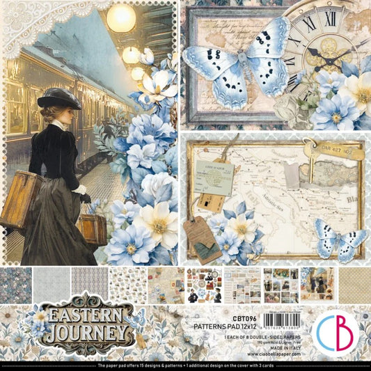 Ciao Bella Eastern Journey Patterns Pad 12″x12″ 8/Pkg