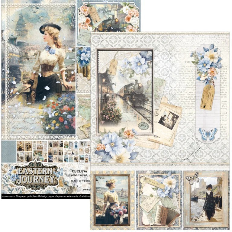 Ciao Bella Eastern Journey A4 Creative Pad