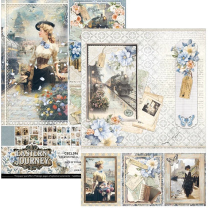 Ciao Bella Eastern Journey A4 Creative Pad