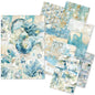 Ciao Bella Lu Mania Edge of the Ocean A5 Mixed Media Rice Paper 8/Pkg