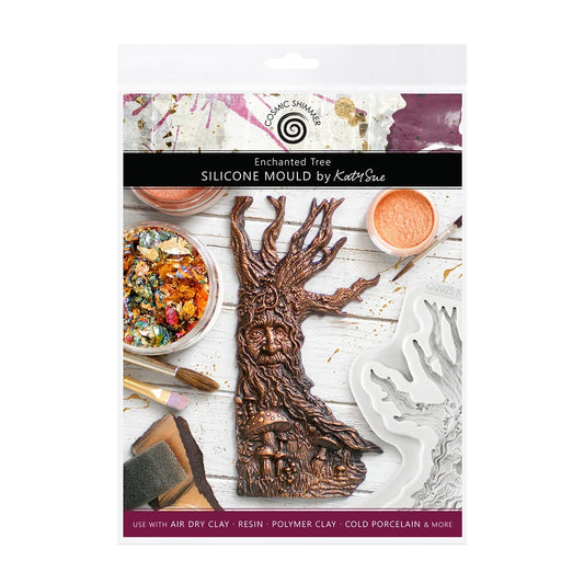 Katy Sue Cosmic Shimmer Enchanted Tree Silicone Mould