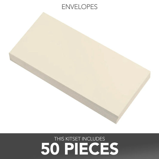 Couture Creations Envelopes - Cream Tall - 50 pk