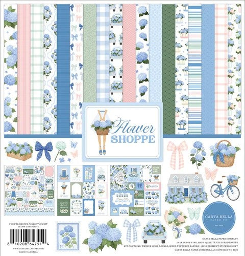 Carta Bella Flower Shoppe 12"x12" Paper Collection Pack