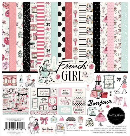 Carta Bella French Girl 12"x12" Paper Collection Pack