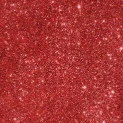 Down Under Direct 12"x12" Glitter Cardstock 250gsm - Raging Red