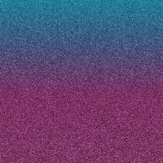 Down Under Direct 12"x12" Gradient Glitter Cardstock - Fairy Floss - 250gsm