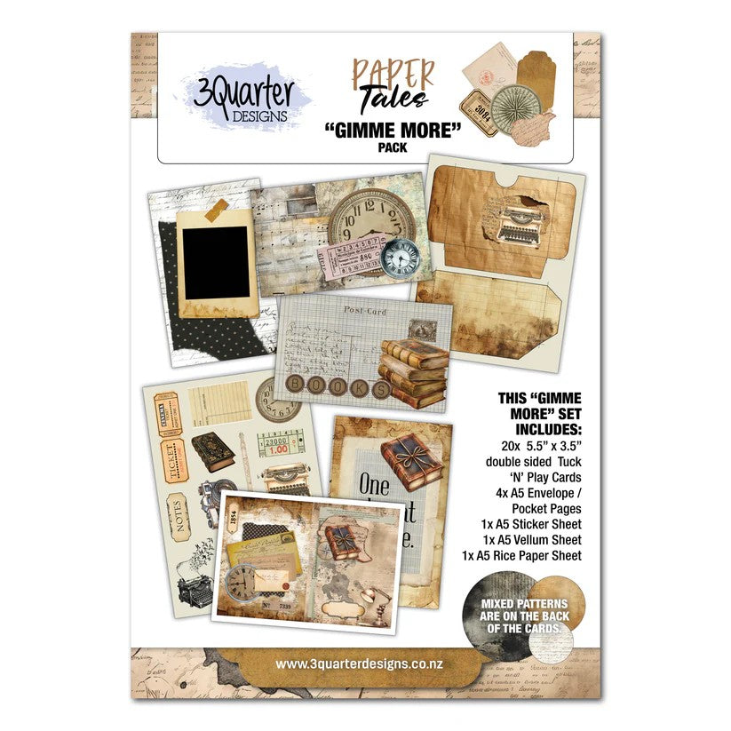 3 Quarter Designs Paper Tales Gimme More Pack