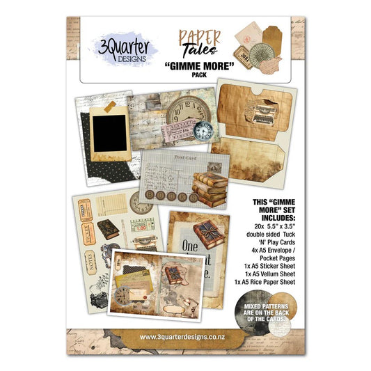 3 Quarter Designs Paper Tales Gimme More Pack