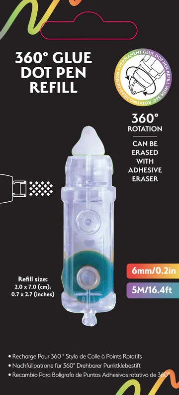 Arden Creative Studio 360° Glue Dot Tape Pen Refill