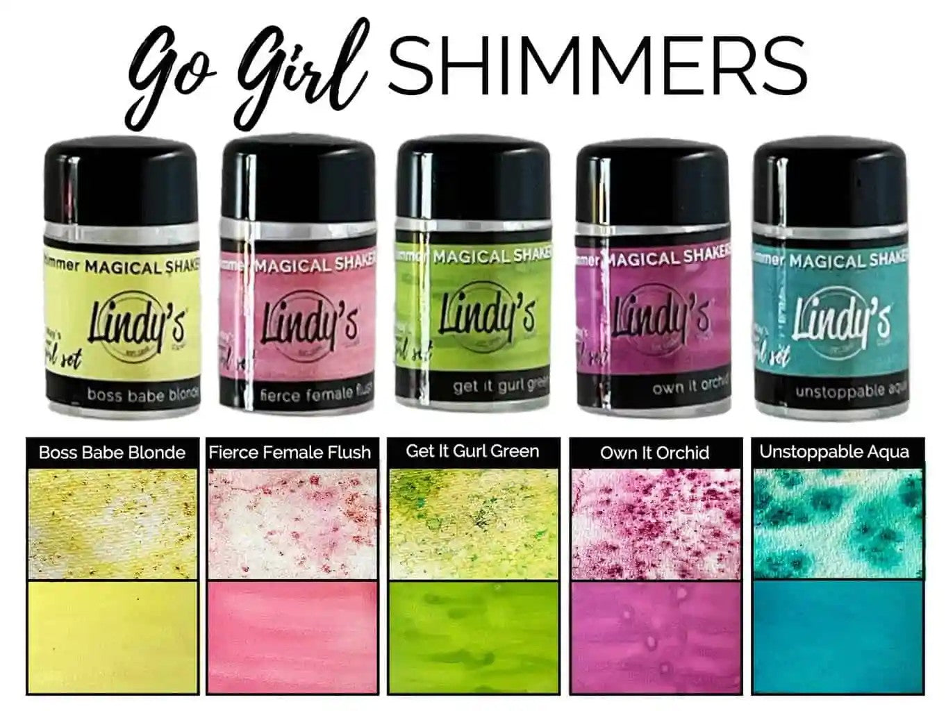 Lindy's Gang Magical Shimmer Shaker Set - Go Girl