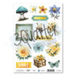3 Quarter Designs Honey Fields A4 Sticker Sheets