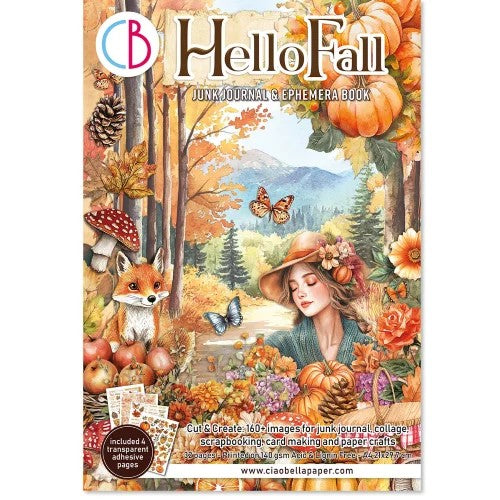Ciao Bella Hello Fall Junk Journal & Ephemera Book