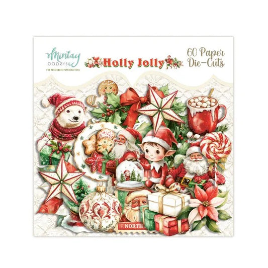 Mintay Holly Jolly Paper Die Cuts (60/pkt)