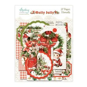 Mintay Holly Jolly Paper Elements (27/pkt)