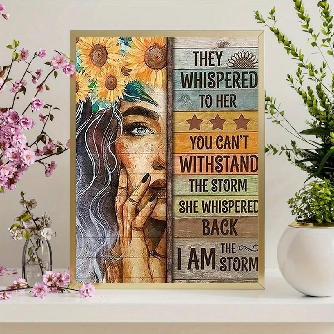 I Am the Storm Diamond Dot Painting Kit