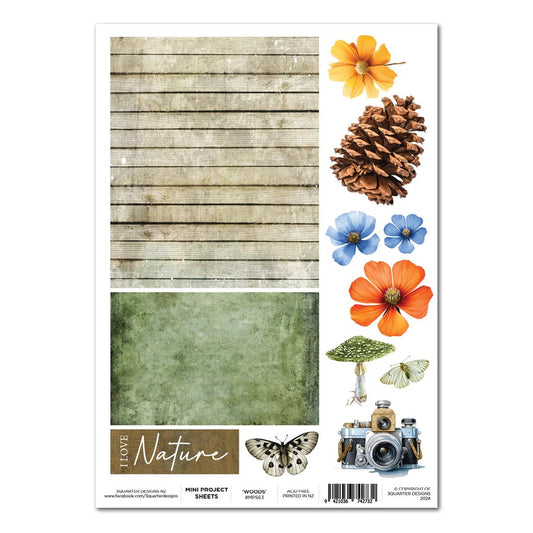 3 Quater Designs Idyllic Woods Mini Project Sheet