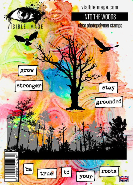 Visible Image Into the Woods Stamp Set