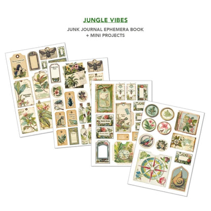 Ciao Bella Jungle Vibes Junk Journal & Ephemera Book