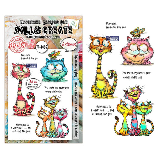 AALL & Create Just Meowmories Stamp Set