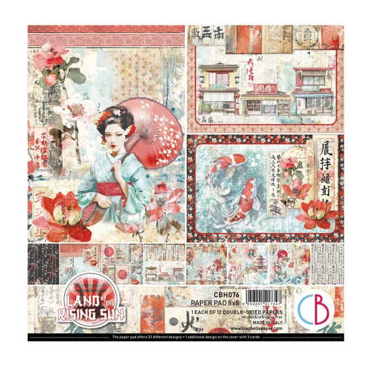 Ciao Bella Land of the Rising Sun Pad 8″x8″ 12/Pkg