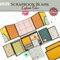 CrafTreat Scrapbook Blank Precut Album Base - LapBook Folio - Black