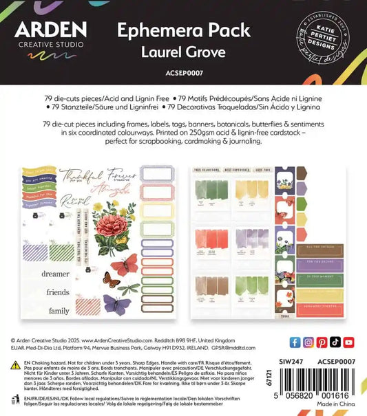 Arden Creative Studios Laurel Grove Ephemera Pack