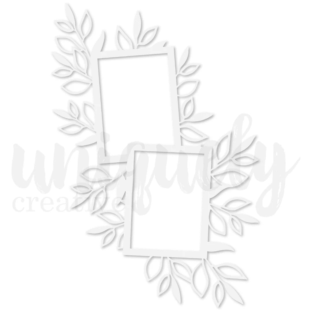 Uniquely Creative Leafy Frames Overlay