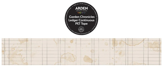 Arden Creative Studio Garden Chronciles Ledger Continuous PET Tape