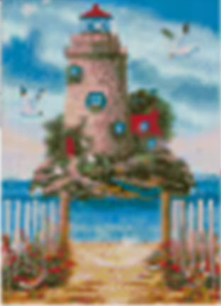 Lighthouse 30cm x 40cm Diamond Dot Painting